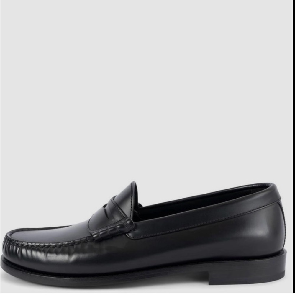 Authentic Celine Black Luco Loafers